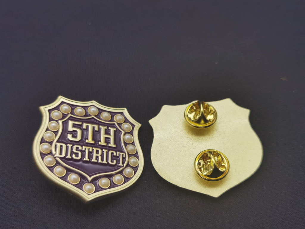 Official 5th District Lapel Pin